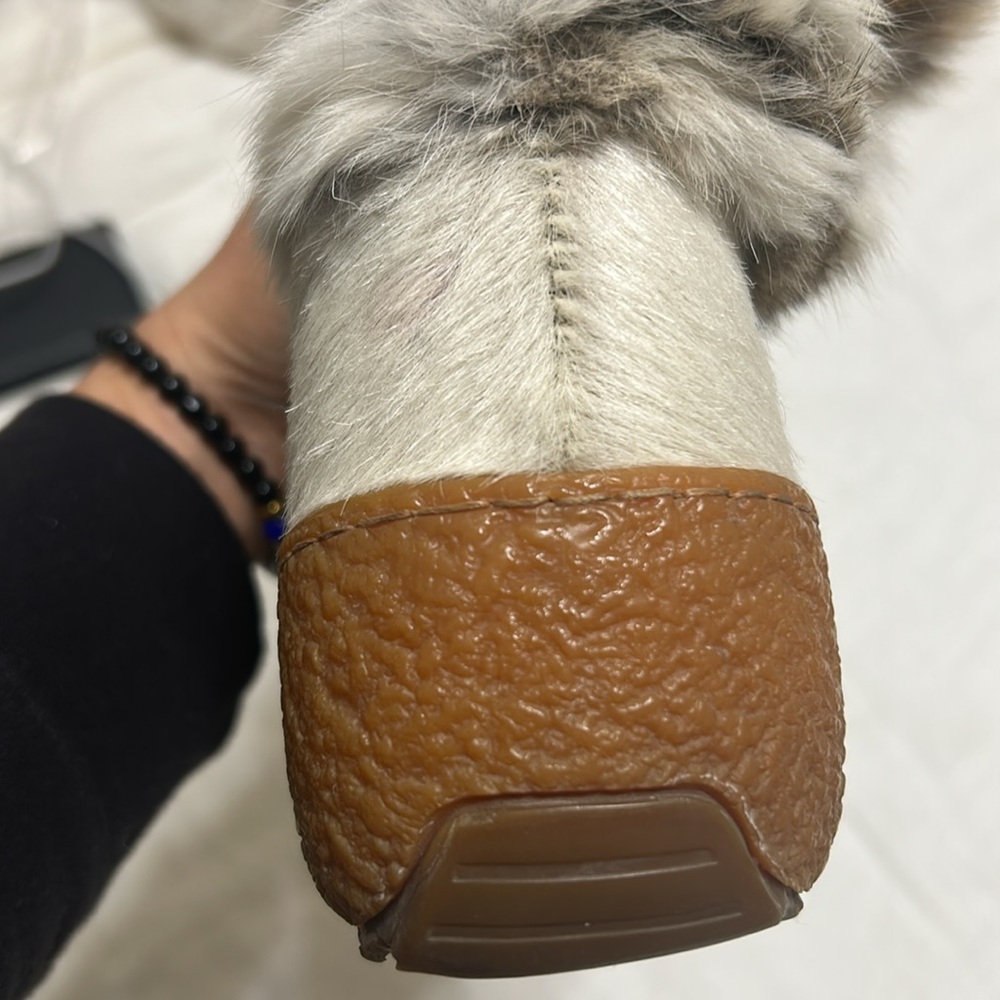 Oscar Sport Après-ski-Ski Women's rabbit Fur Winter Boots size 6 - Picture 12 of 16